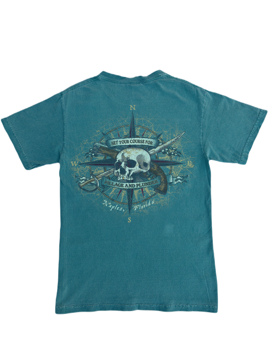 Faded Naples Florida Pillage and Plunder Tee