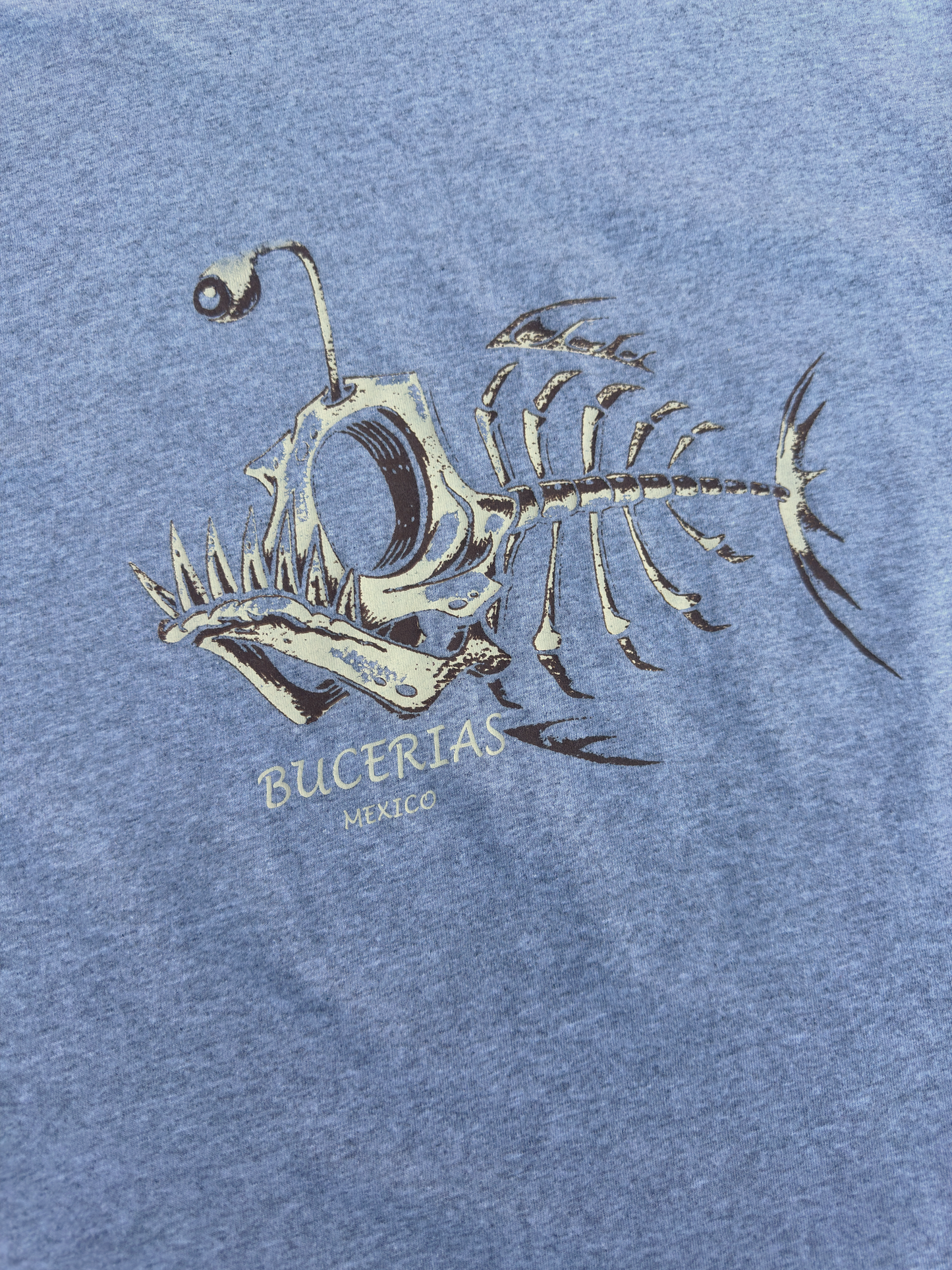 Skeleton Anglerfish Bucerias Mexico Tee
