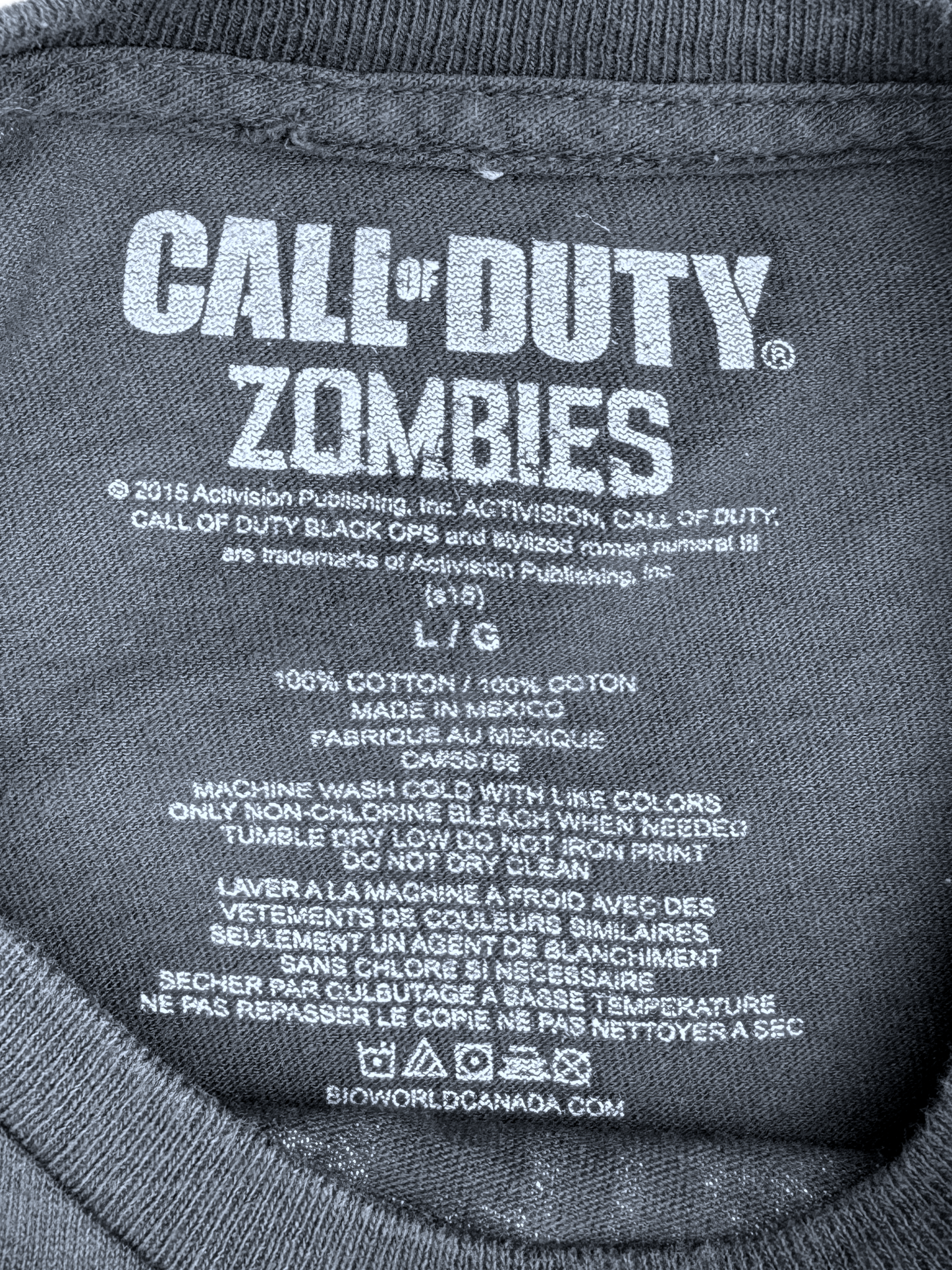 2011 Call of Duty BO3 Zombies Tee