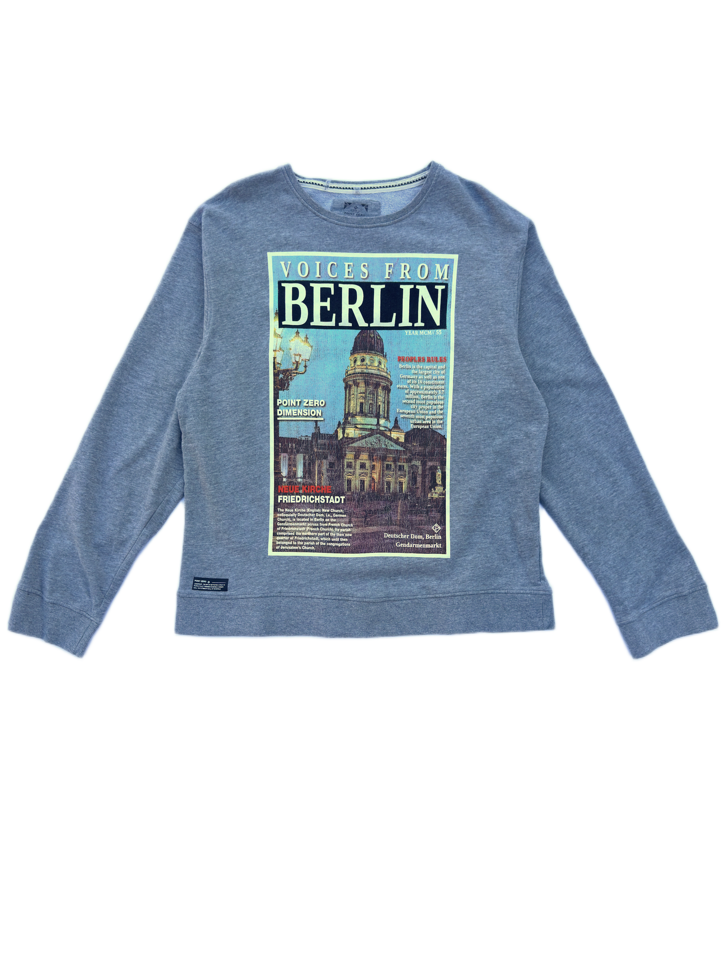 Sweat-shirt Point Zero Voices From Berlin