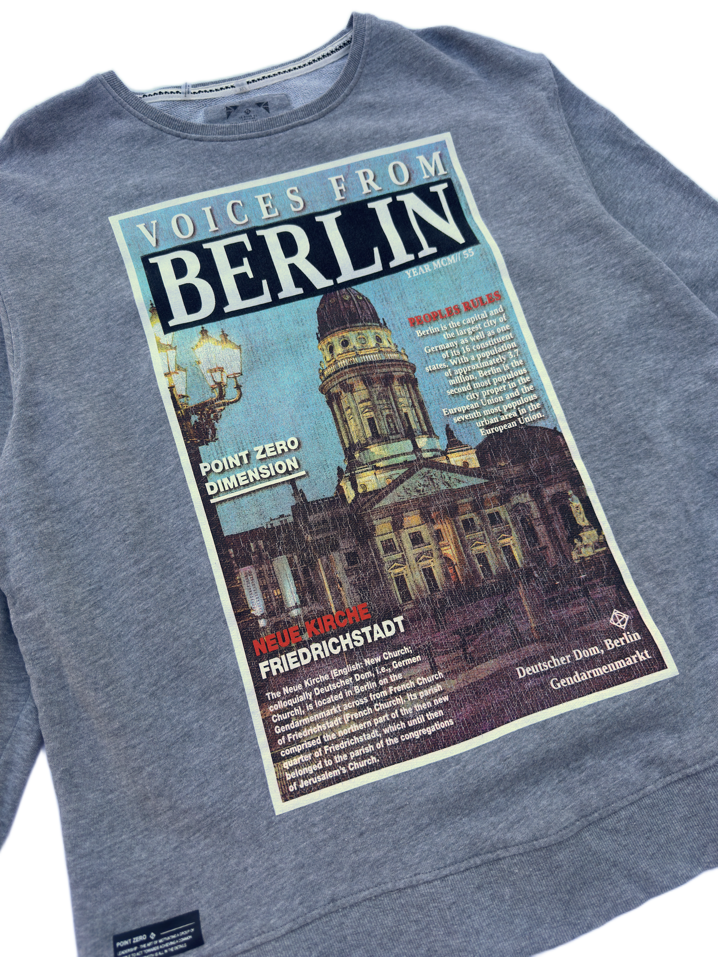 Sweat-shirt Point Zero Voices From Berlin