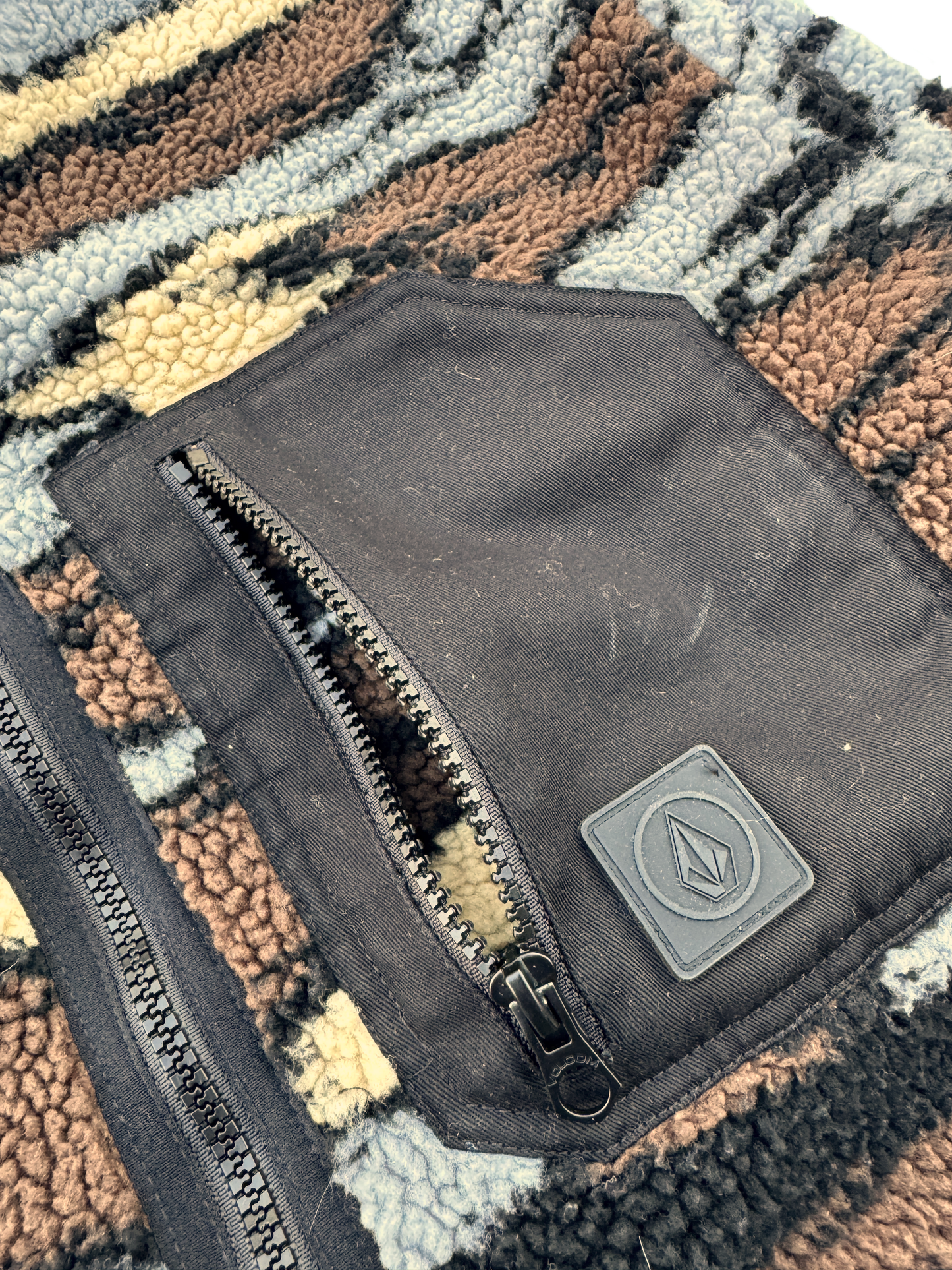 Volcom Tiger Stripe Zip Fleece Jacket