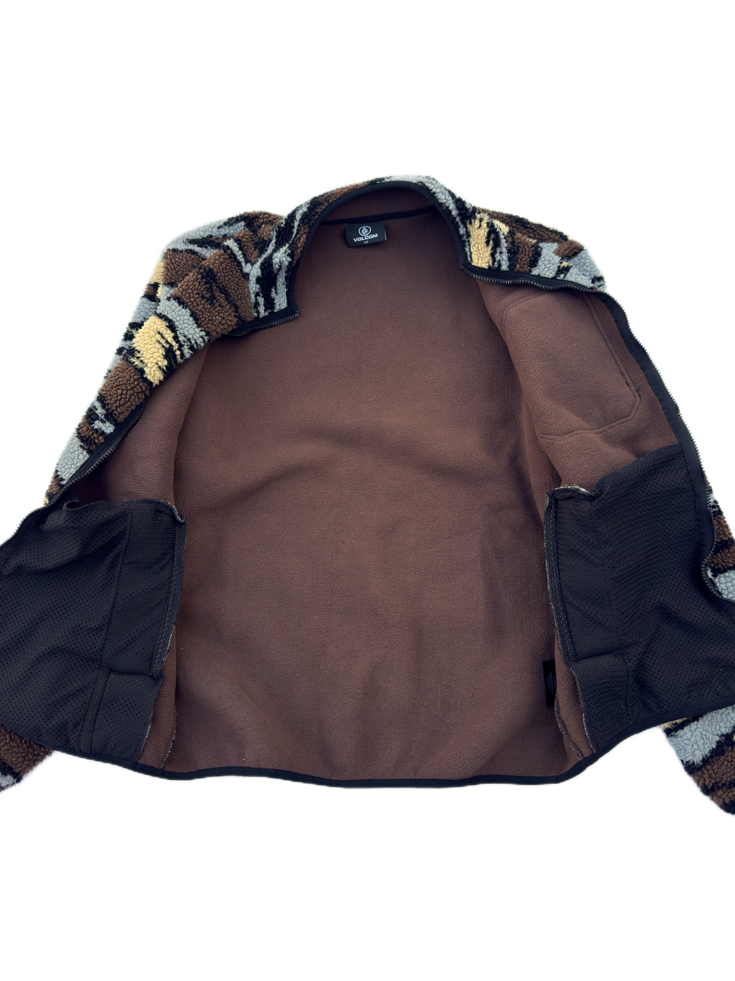 Volcom Tiger Stripe Zip Fleece Jacket