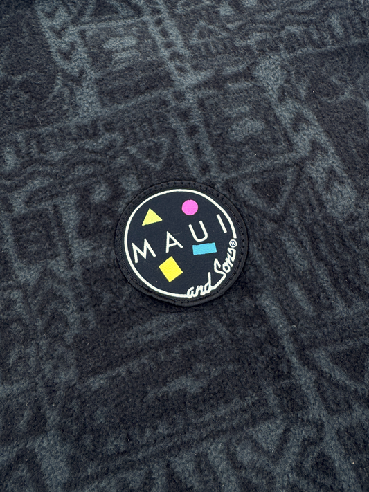 Maui Tribal Zip Up Fleece