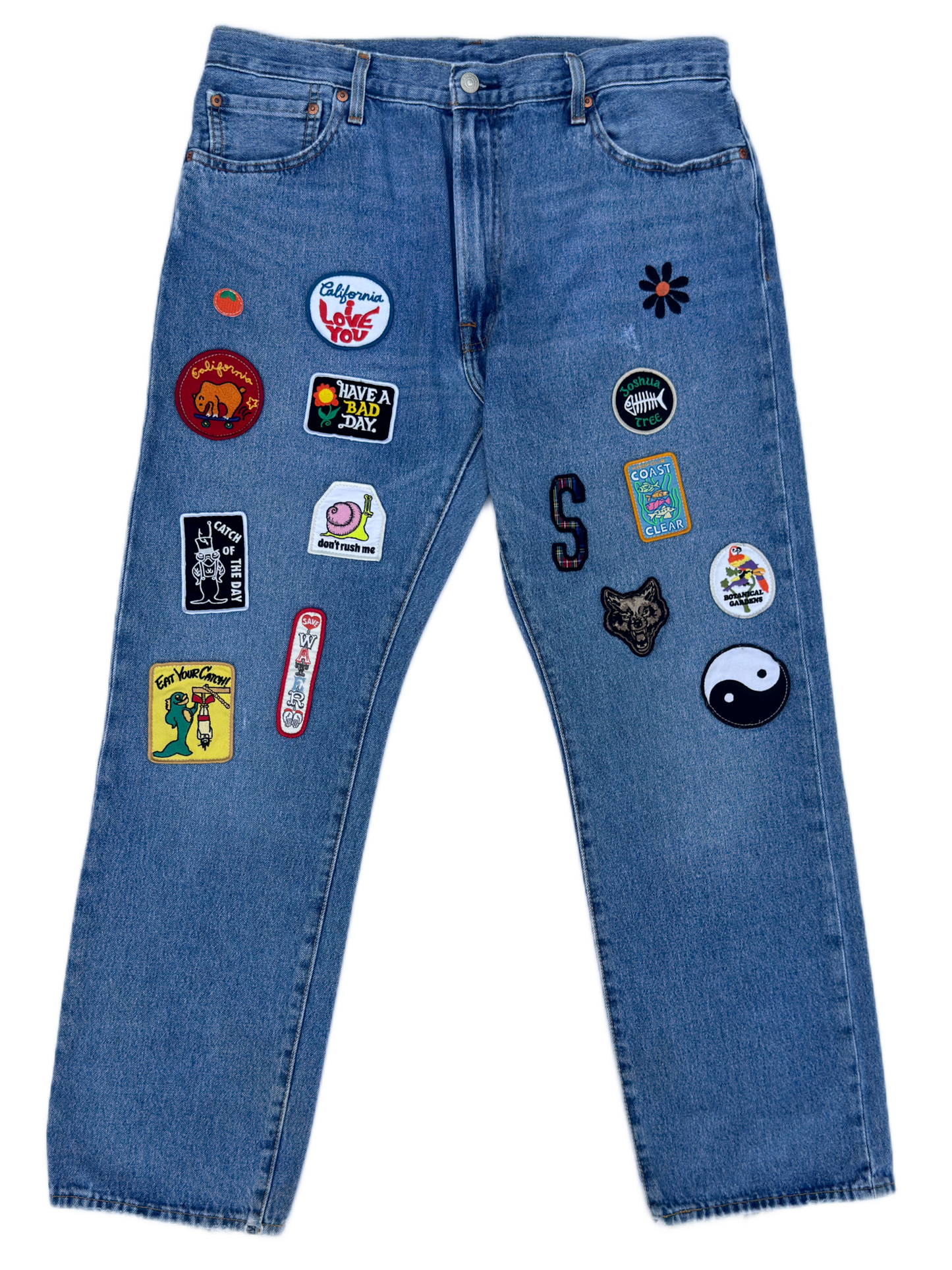 Levi's 551 DIY Patchwork Pants