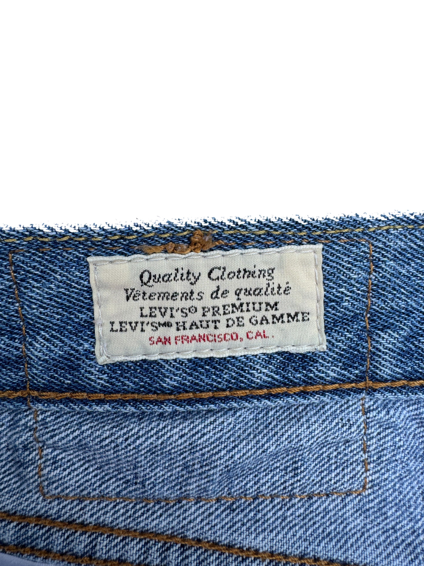 Levi's 551 DIY Patchwork Pants