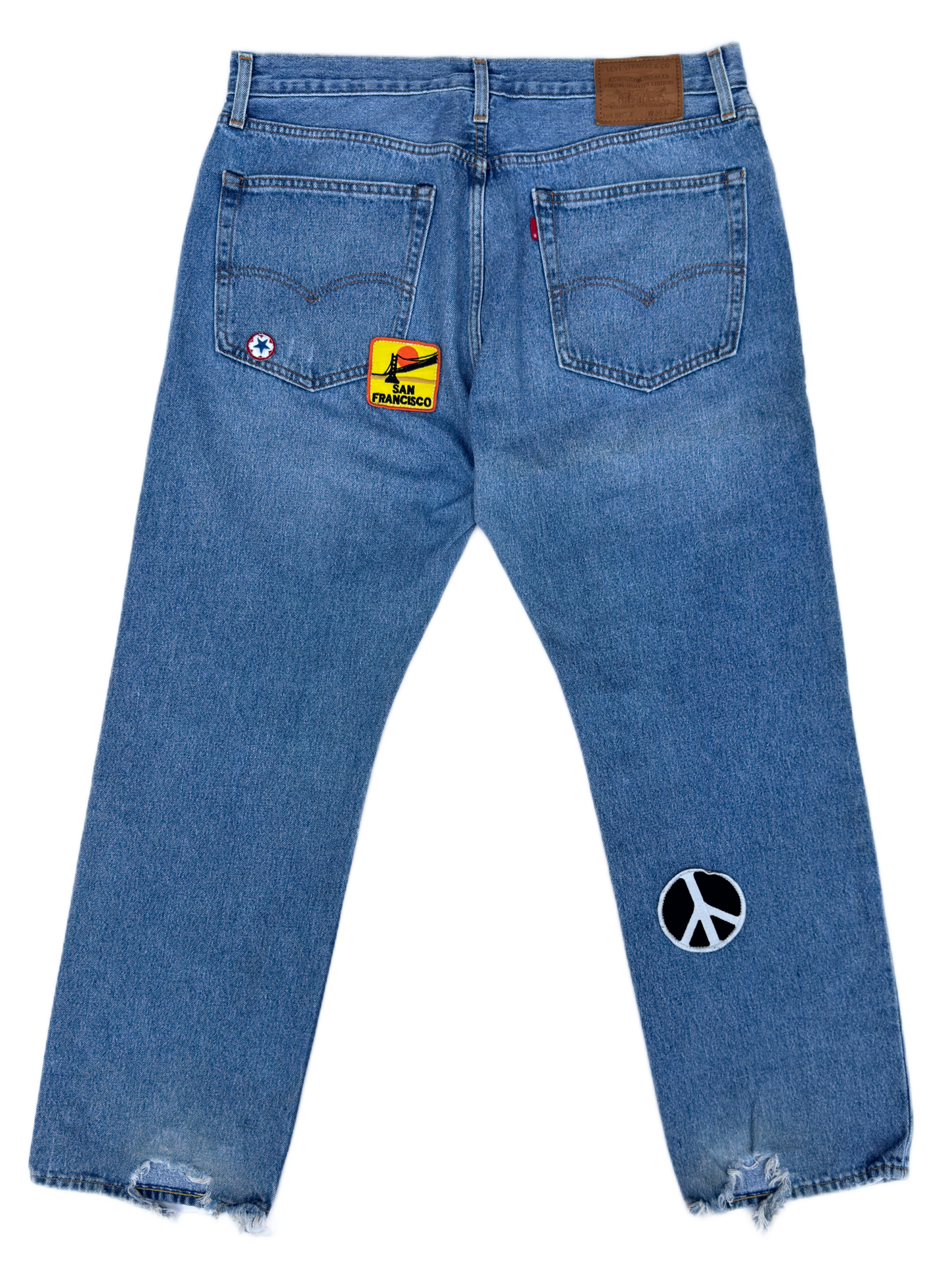 Levi's 551 DIY Patchwork Pants