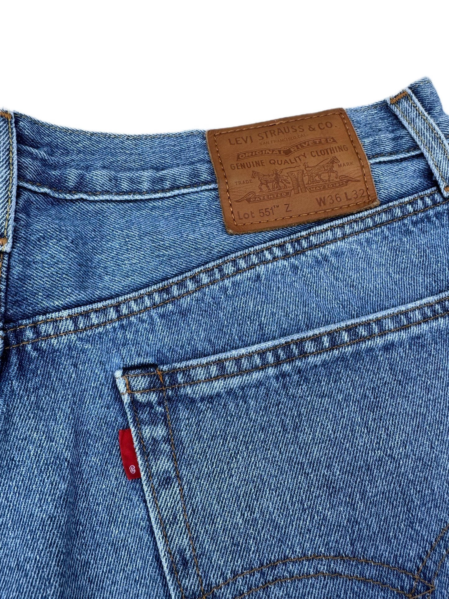 Levi's 551 DIY Patchwork Pants
