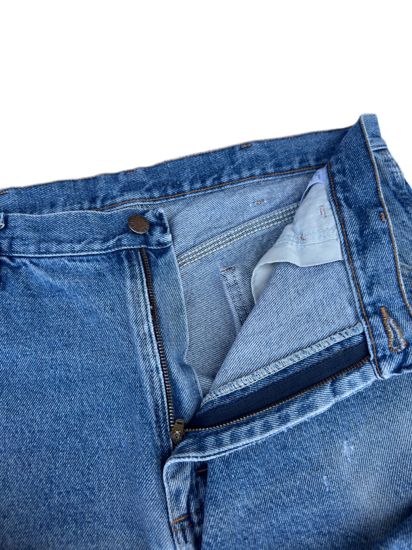 Pantalon de travail Rustler délavé des années 2000