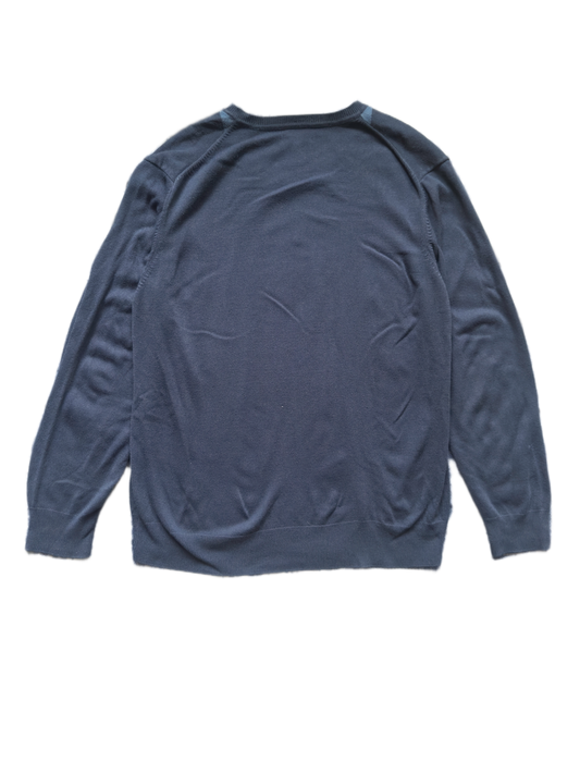 George Knitted Diamond Sweater