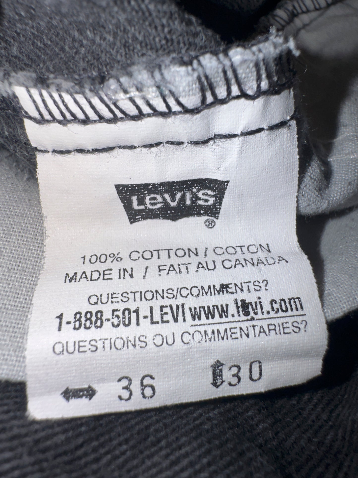 Pantalon Levi's Orange Tab canadien de 1999