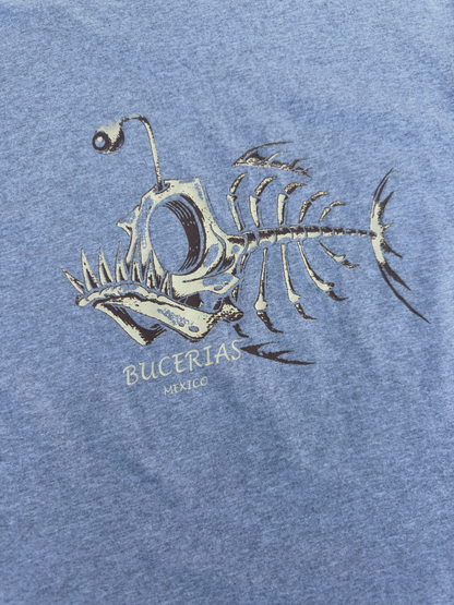 Skeleton Anglerfish Bucerias Mexico Tee