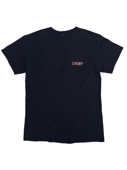 Chomp Pink Sunset Skull Tee