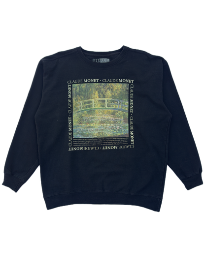 Sweat-shirt Monet Nymphéas et pont japonais