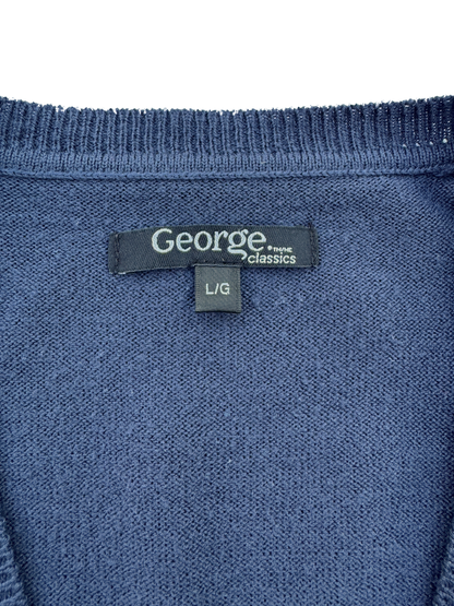 George Knitted Diamond Sweater
