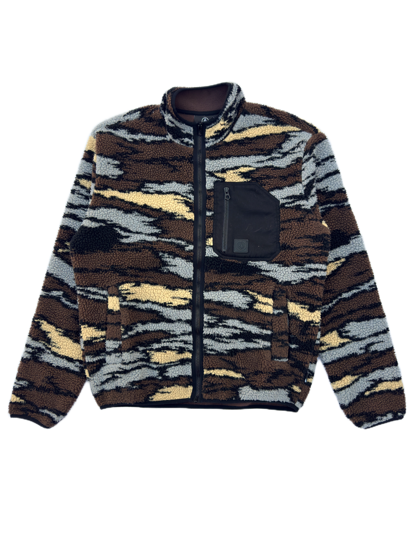 Volcom Tiger Stripe Zip Fleece Jacket