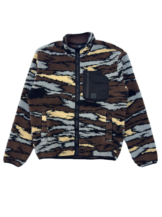 Volcom Tiger Stripe Zip Fleece Jacket