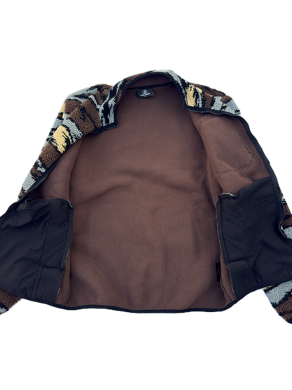 Volcom Tiger Stripe Zip Fleece Jacket