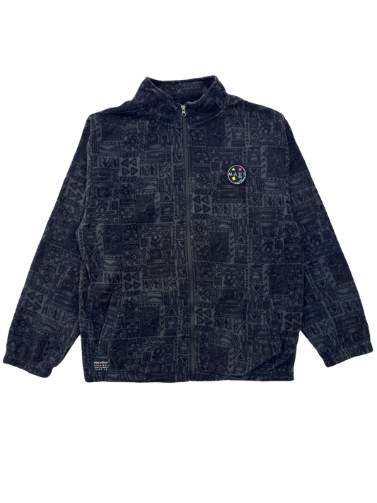 Maui Tribal Zip Up Fleece