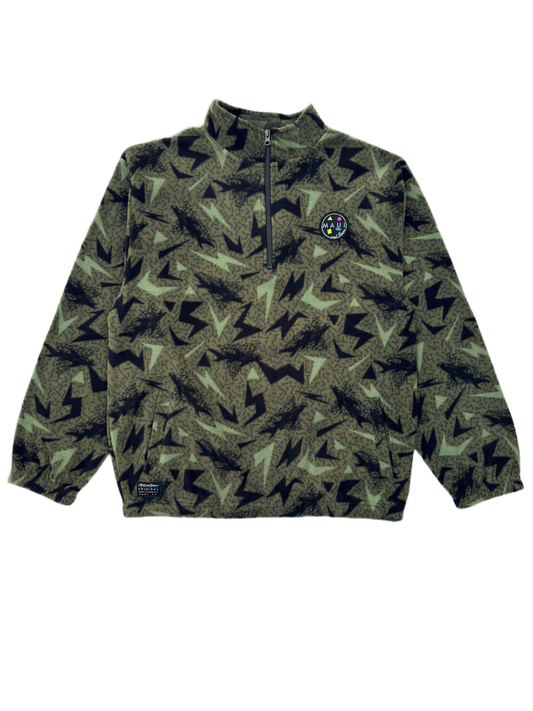 Maui Lightning Half Zip Fleece Pullover