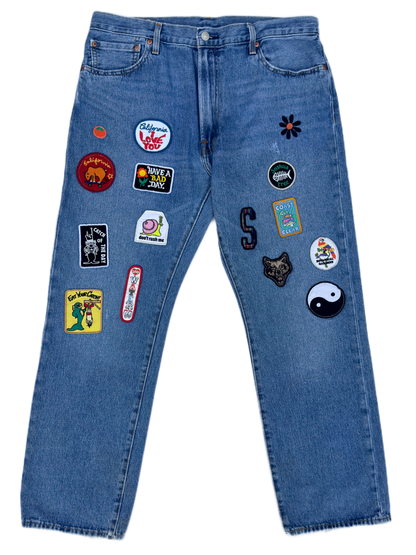 Levi's 551 DIY Patchwork Pants