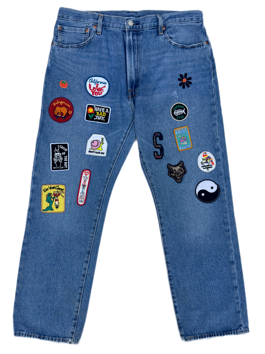 Levi's 551 DIY Patchwork Pants