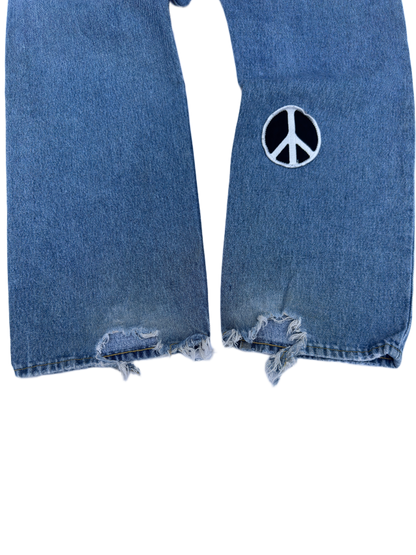 Levi's 551 DIY Patchwork Pants