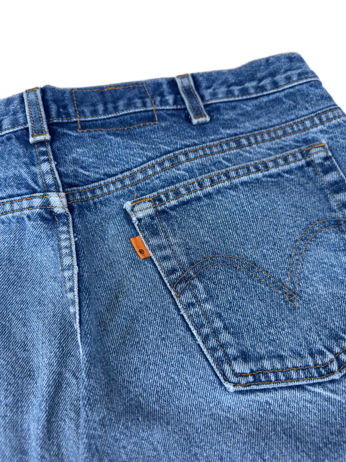 Pantalon Levi's canadien 2001 avec étiquette orange vierge et étiquette sans jacron