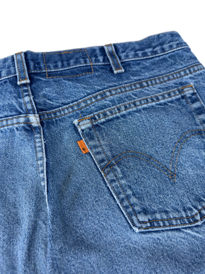 Pantalon Levi's canadien 2001 avec étiquette orange vierge et étiquette sans jacron