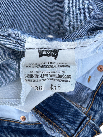 Pantalon Levi's canadien 2001 avec étiquette orange vierge et étiquette sans jacron